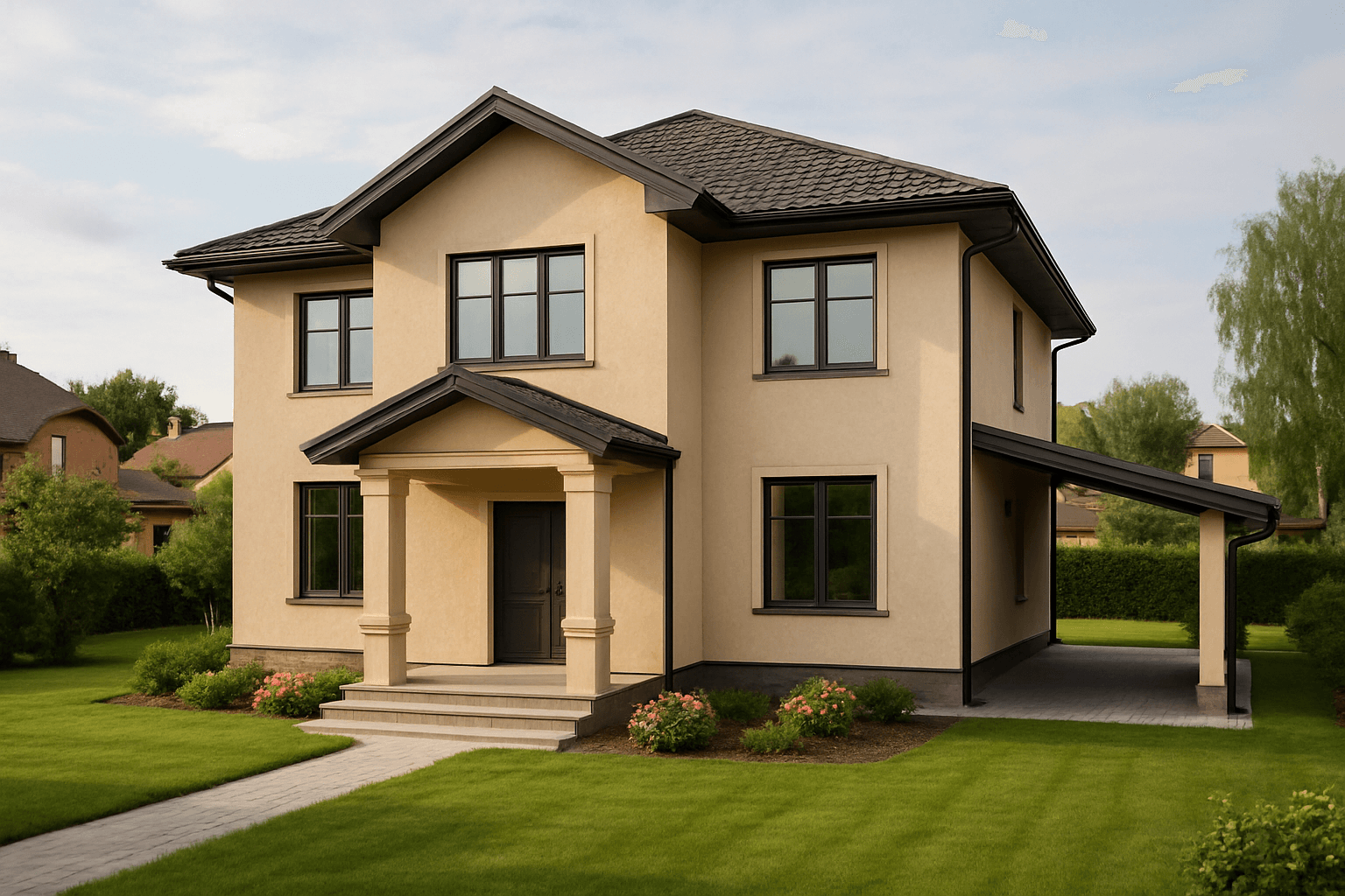 Дом из газобетона 10×10 в Самаре