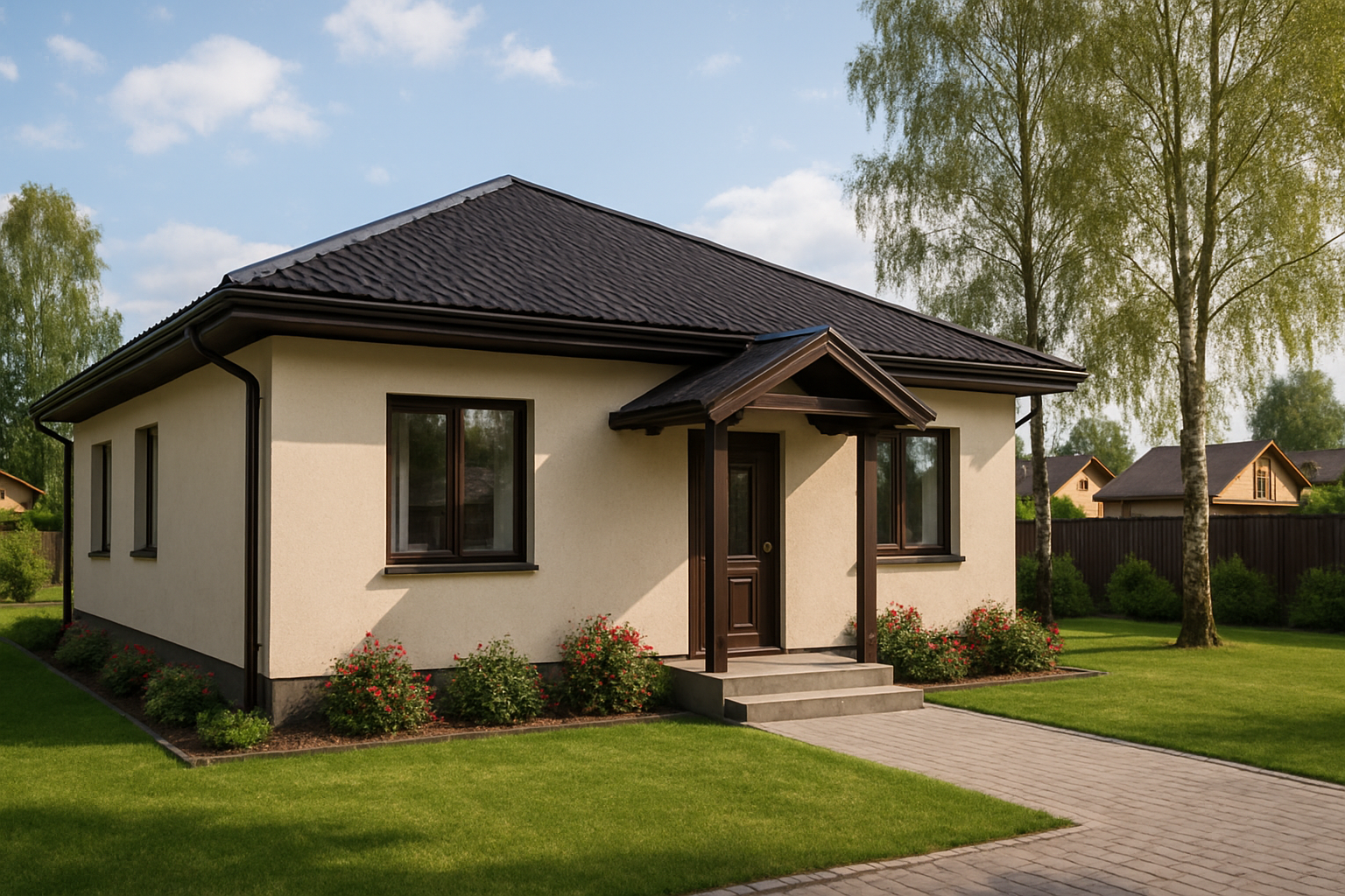 Дом из газобетона 100 кв.м