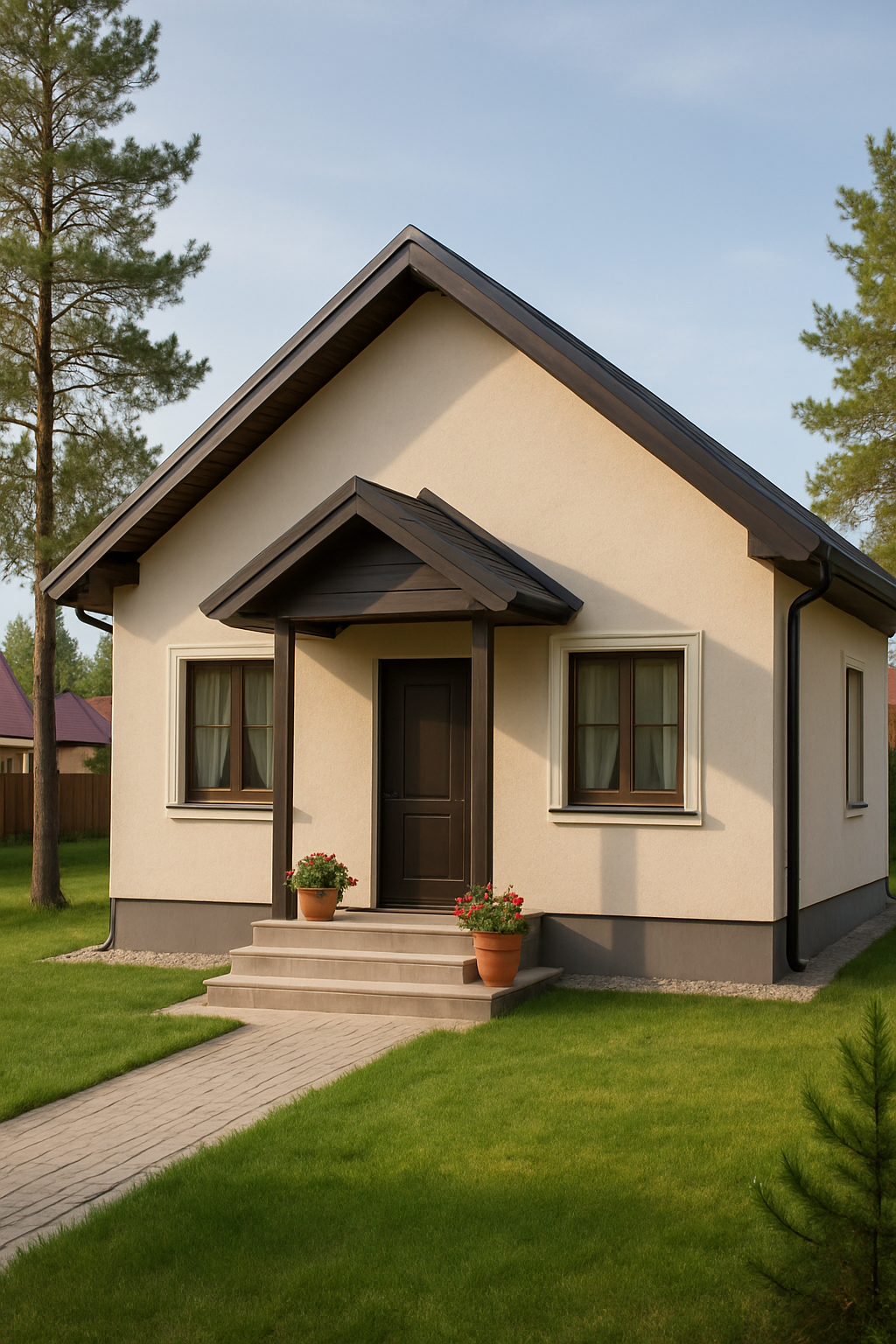 Дом из газобетона 8×8